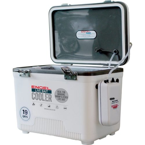 Engel Coolers 19 Quart Live Bait Cooler/Dry Box with Air Pump