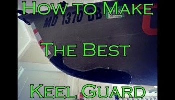 Easy-to-build kayak keel guard