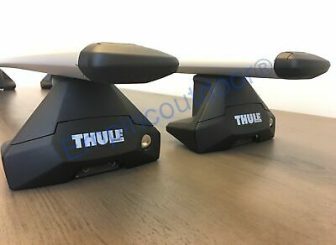 New Thule Evo Clamp,w/Locks&Keys, & Thule WingBar Evo 127 Silver. Free Shipping!